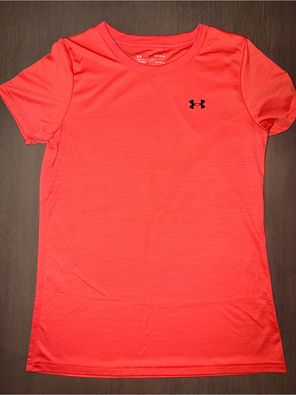 Under Armour Women's Short Sleeve Heathered Active Tee - Bright Coral